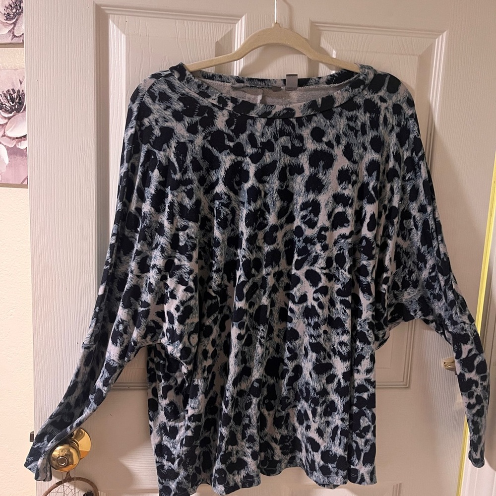 Leopard Print Women's Top